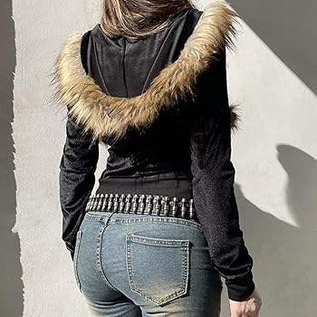 トップス 00s leather zip up hoodie vest y2k Amazon.com: Ckuea Y2K Graphic Hoodie Men Women Unisex Adults